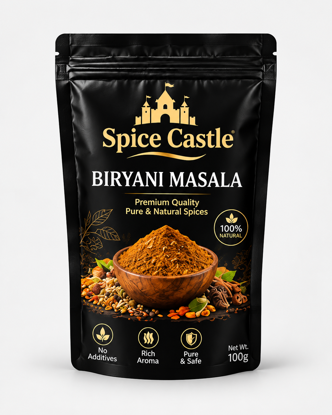 Spice Castle Biryani Masala – Premium Natural Spice Blend for Rich & Aromatic Biryani