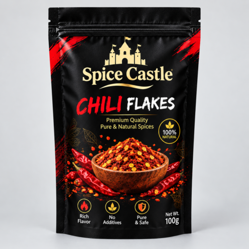 Spice Castle Chili Flakes – Premium 100% Natural Crushed Red Chili with Bold Heat & Rich Flavor